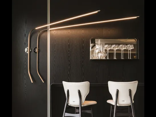 Lampada da parete in metallo Fisherman di Cattelan Italia