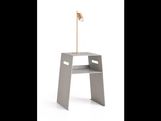 Comodino in metallo Tiglio di Cantori