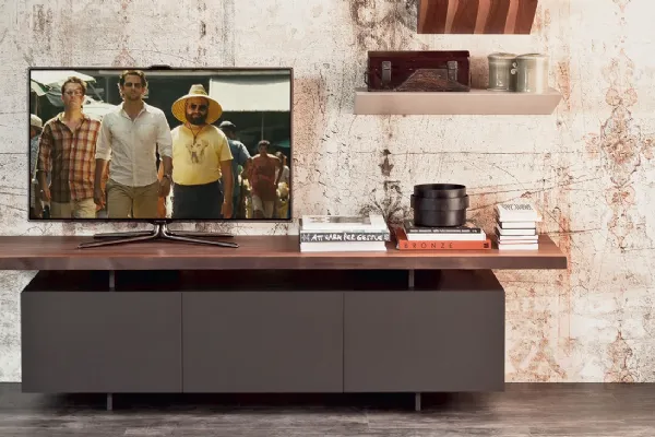 Mobile Porta TV in legno verniciato Seneca di Cattelan Italia