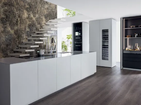 Cucina MIA by Carlo Cracco con isola di Scavolini