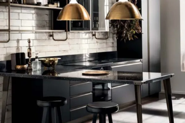 Cucina Diesel Open Workshop in linea di Scavolini