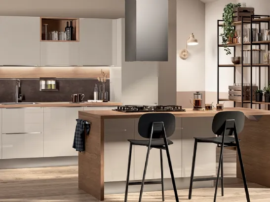 Cucina Urban & Urban Minimal con isola di Scavolini