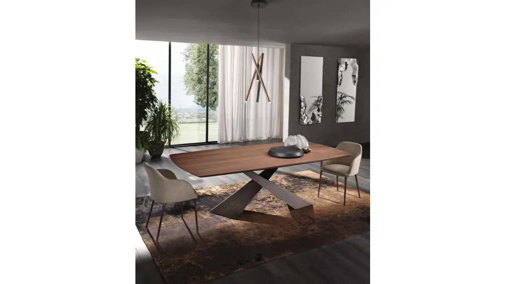 Tavolo Living Legno di Riflessi