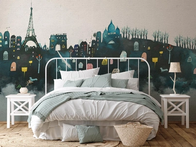 Carta da parati Paris di Instabilelab