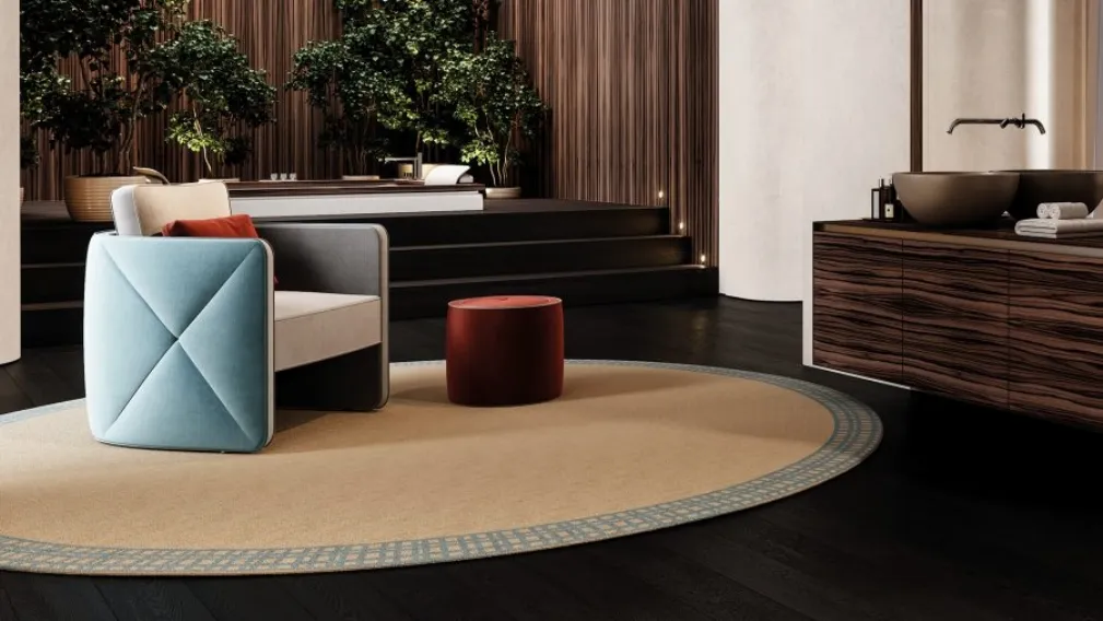 Pouf rotondo Aura di Reflex