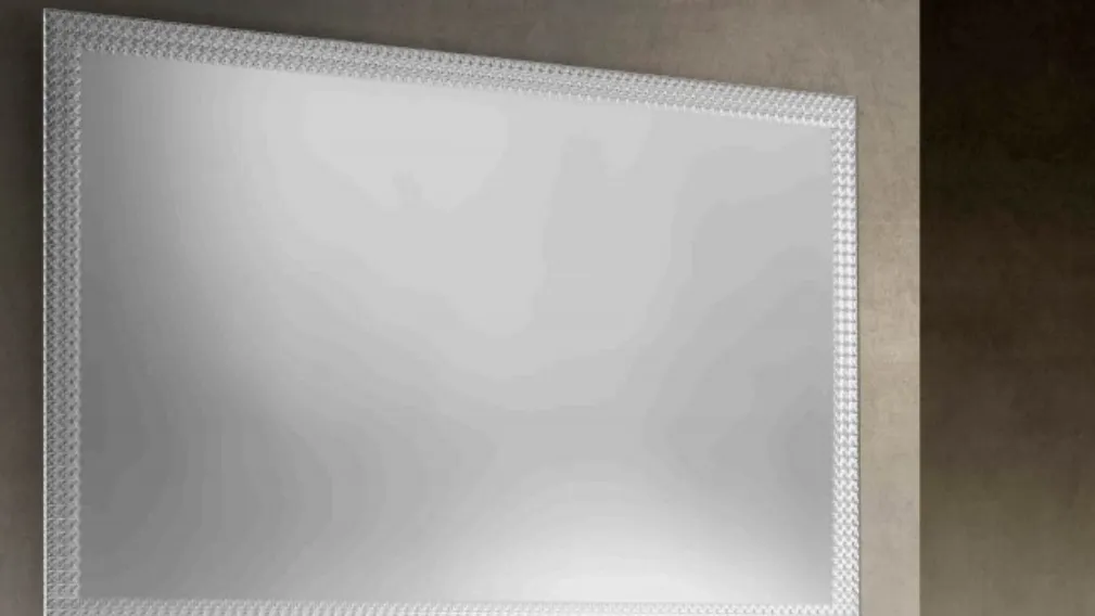 Specchio moderno con cornice incisa Bohème di Refex
