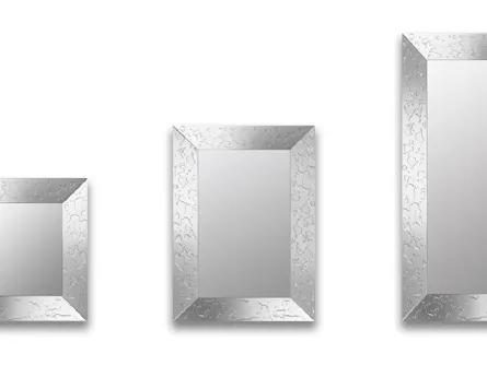 Specchio di design effetto gocce d'acquain resina Gocce di Riflessi