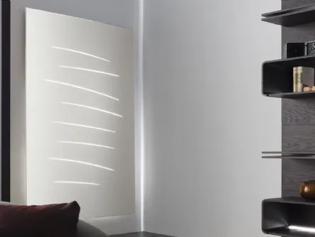Specchio retroilluminato con serigrafia Luce di Reflex