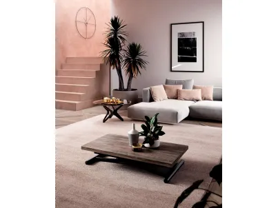 Tavolino trasformabile in eco legno Mondial di Ozzio