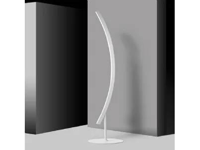 Lampada in metallo verniciato bianco Bow di Vivida International