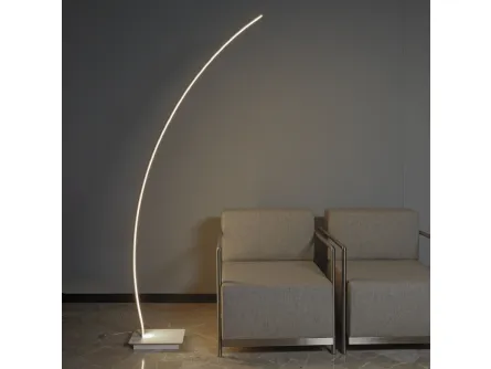 Lampada da terra in alluminio e silicone Bracket di Vivida International