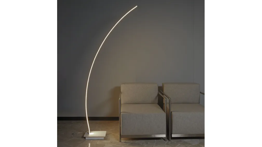 Lampada da terra in alluminio e silicone Bracket di Vivida International