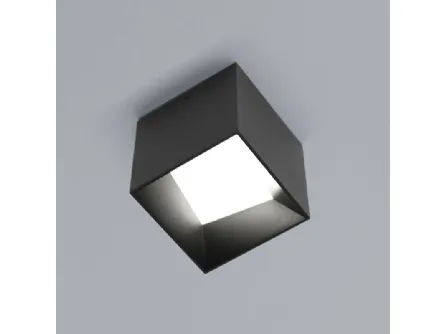 Lampada in alluminio con giochi di rette e diagonali Cube di Vivida International