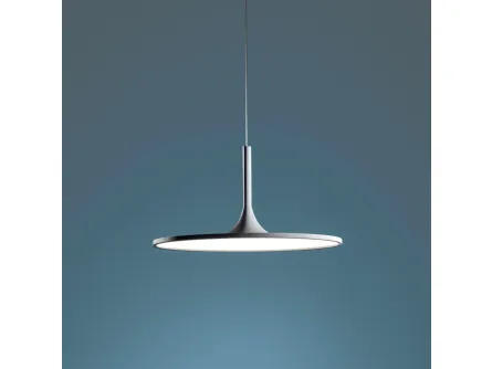 Lampada a sospensione minimale in alluminio e acrilico Halo Vivida International