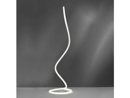 Lampada da terra di design in acrilico e metallo Light Line di Vivida International