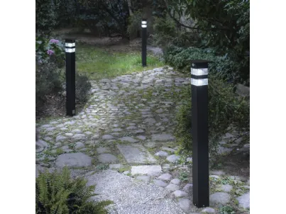 Lampada da terra da esterno in acciaio inossidabile Petra di Vivida International