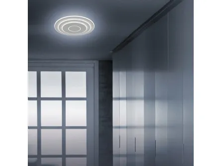 Lampada da parete in metallo e acrilico Raiden di Vivida International