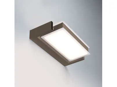 Lampada da parete in alluminio e acrilico a luce orientabile Axella di Vivida International