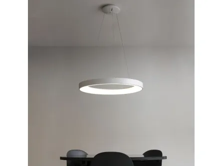 Lampada a sospensione dalla forma circolare a luce diffusa Inner R di Vivida International