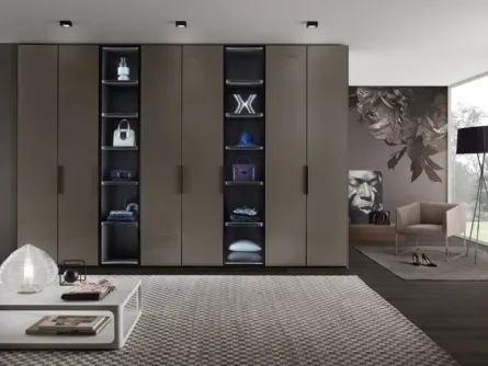 Armadio Glass Vetro Nocciola di Olivieri