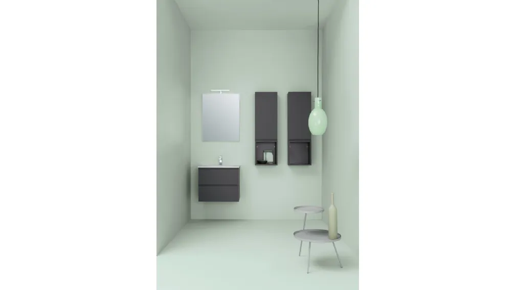 Mobile da Bagno in laccato opaco UPDATE UP001 di Compab