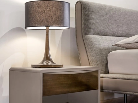 Comodino Concetto in legno e metallo di Cantori