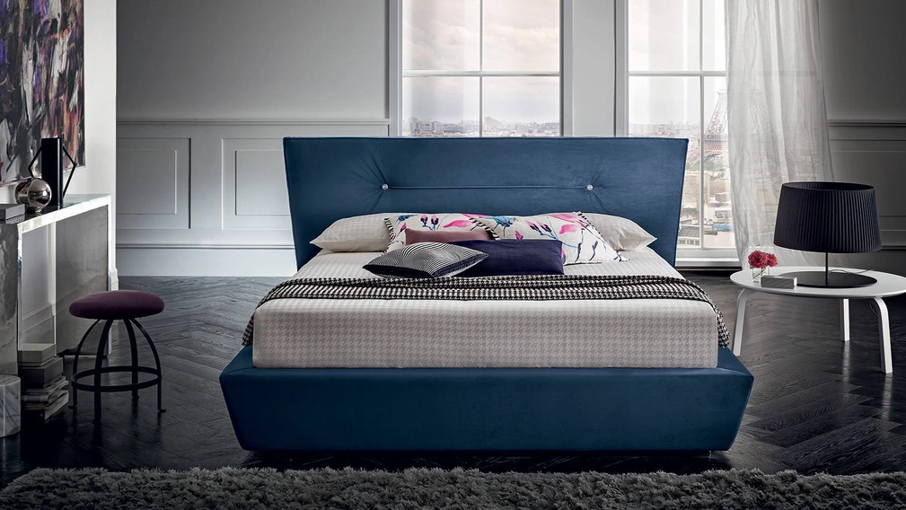 Letto in tessuto Chris di Felis