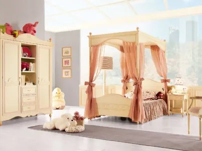 Letto con baldacchino COD-B00T di Ferretti e Ferretti