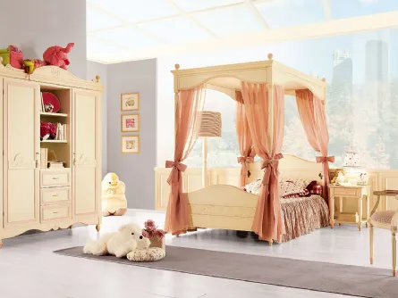 Letto con baldacchino COD-B00T di Ferretti e Ferretti