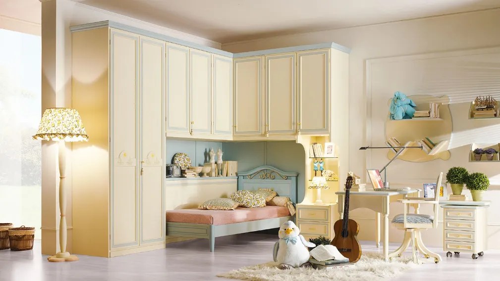 Letto testata con inserto in ferro COD-GA41(S/X) di Ferretti e Ferretti