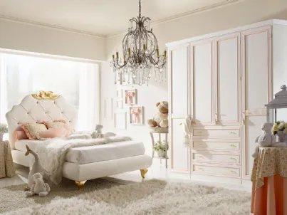 Letto testiera capitonnè COD-LL90X di Ferretti e Ferretti
