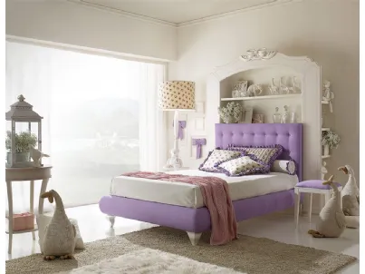Letto con testiera capitonnè COD-LL99 (S/X) di Ferretti e Ferretti