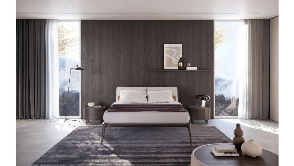 Letto Kalè Rovere Carbon di Olivieri