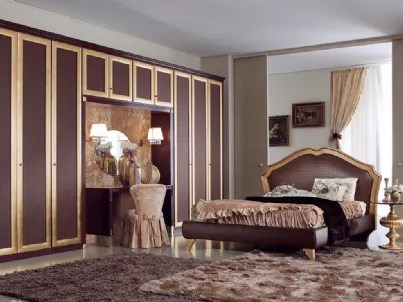 Letto con testiera M208 di Ferretti e Ferretti