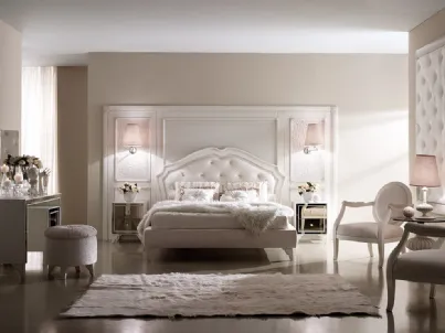 Letto testiera capitonnè M213 di Ferretti e Ferretti