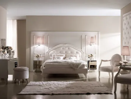 Letto testiera capitonnè M213 di Ferretti e Ferretti