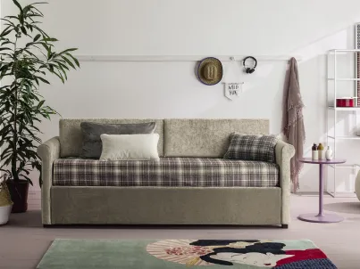 Daybed singolo in tessuto Camelia Mod 32 di Twils