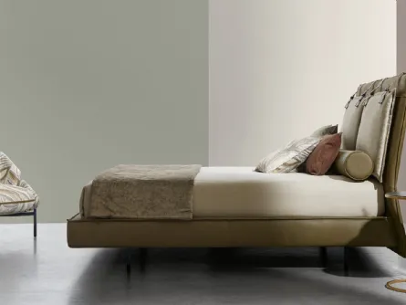 Letto in tessuto con contenitore A-Box di Twils