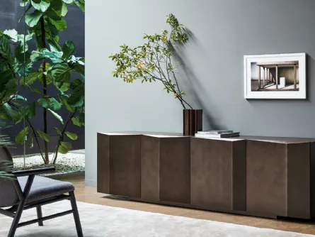 Madia dal design moderno in legno Bernois di Bonaldo