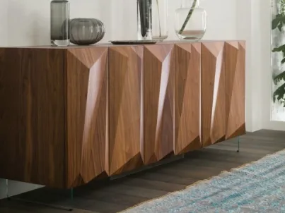 Madia di design in legno laccato Quartz Buffet di Reflex