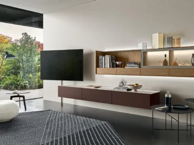 Mobile Porta Tv Cabaret Glass di Sangiacomo