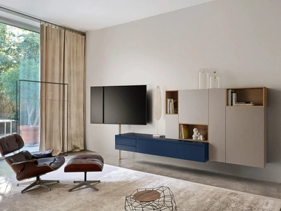 Mobile Porta Tv Tv Video in laccato di Sangiacomo