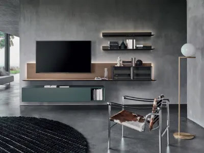 Parete Attrezzata Domino 07 di Sangiacomo