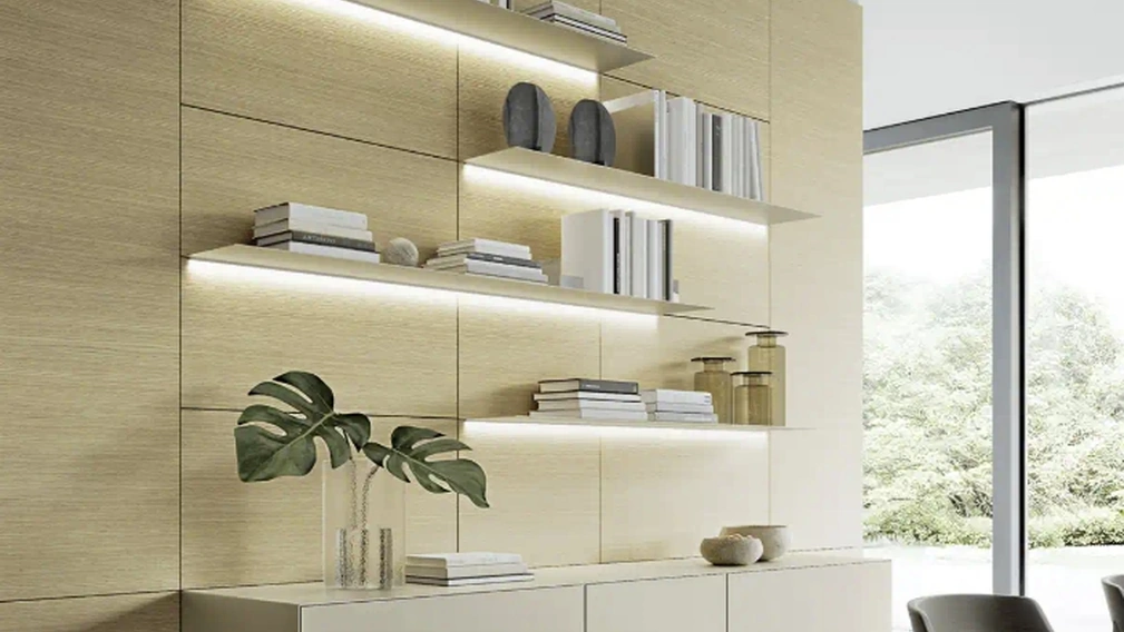 Parete Attrezzata Domino Boiserie 01 di Sangiacomo