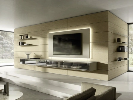 Parete Attrezzata Domino Boiserie 08 di Sangiacomo