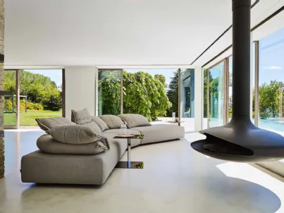 Divano di design in tessuto Flick Flack di Ditre Italia