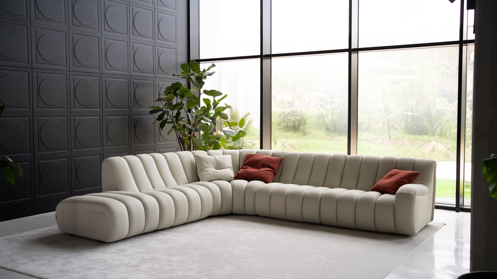 Divano angolare Scervino di Franco Ferri