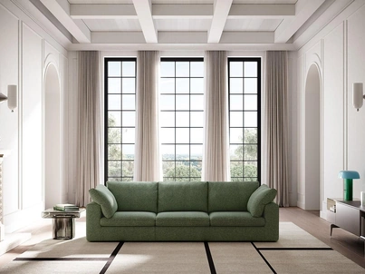 Divano lineare Superneutro di Felis