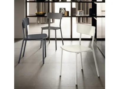 Sedia Metallic in polipropilene di Scavolini