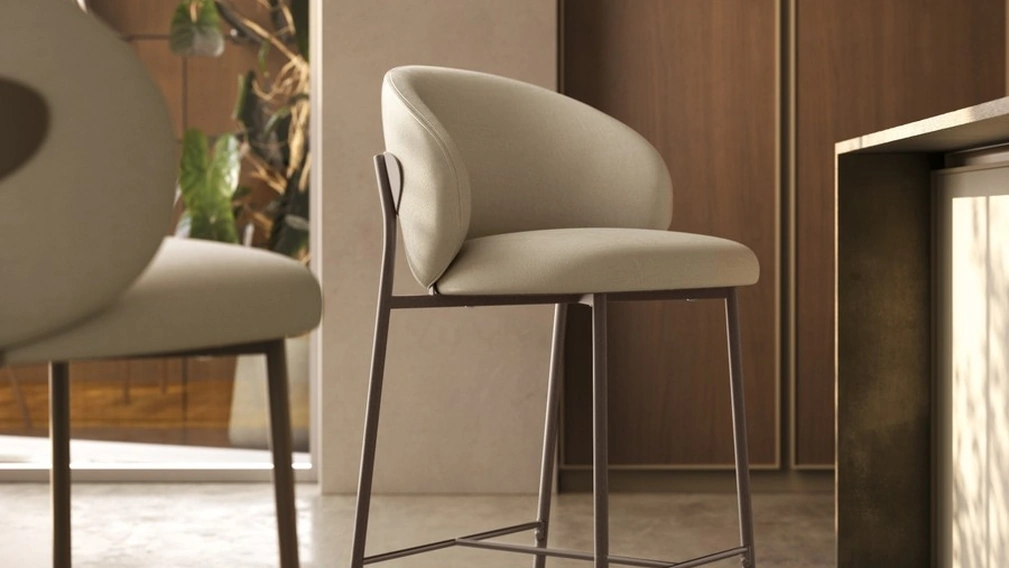 Sgabello imbottito Calla di Scavolini